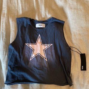 SoulCycle Cropped Muscle Tee